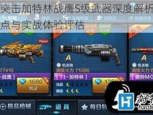 全民突击加特林战鹰S级武器深度解析：性能特点与实战体验评估