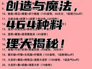 创造与魔法世界：探寻血蜥蜴的专属食谱，神奇食物的魔法力量揭晓