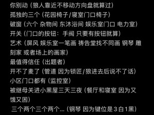 揭秘诡屋真相：深入隐藏的角落寻找线索与攻略全解析