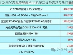 主机游戏定义及与PC游戏差异解析 主机游戏设备需求及热门推荐排行榜概览