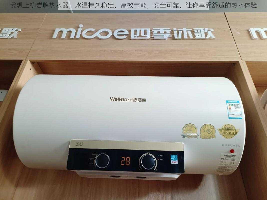 我想上柳岩牌热水器,水温持久稳定,高效节能,安全可靠,让你享受舒适的热水体验