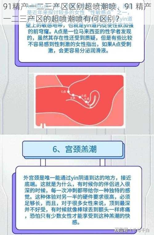 91精产一二三产区区别超喷潮喷、91 精产一二三产区的超喷潮喷有何区别？