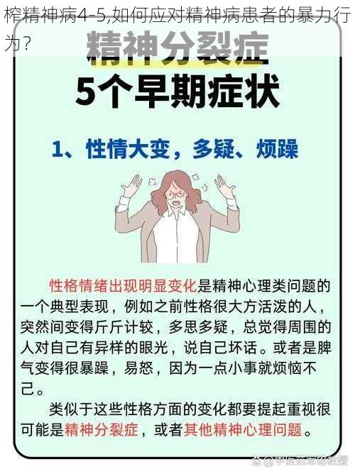 榨精神病4-5,如何应对精神病患者的暴力行为？