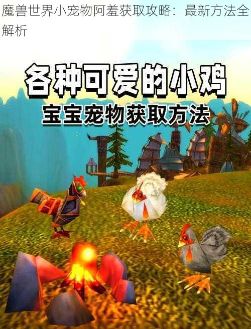 魔兽世界小宠物阿羞获取攻略：最新方法全解析