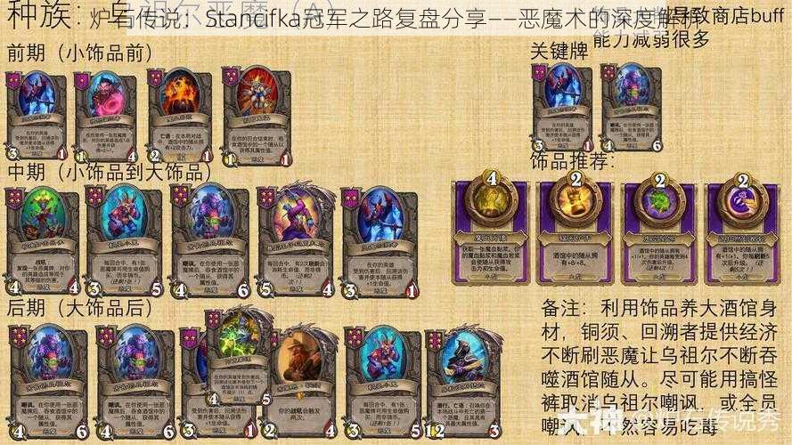 炉石传说：Stancifka冠军之路复盘分享——恶魔术的深度解析