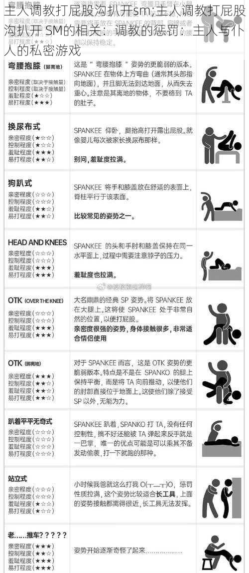 主人调教打屁股沟扒开sm;主人调教打屁股沟扒开 SM的相关：调教的惩罚：主人与仆人的私密游戏