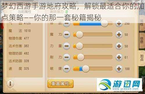 梦幻西游手游地府攻略，解锁最适合你的加点策略——你的那一套秘籍揭秘