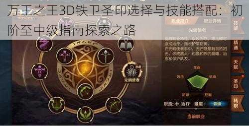 万王之王3D铁卫圣印选择与技能搭配：初阶至中级指南探索之路