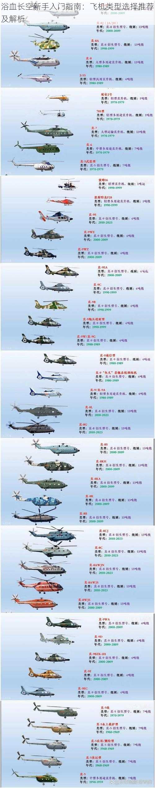 浴血长空新手入门指南：飞机类型选择推荐及解析